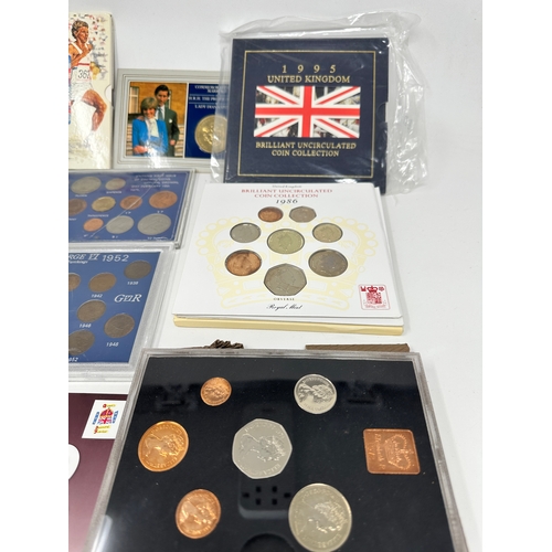 469 - Collection of  coins original packaging inc £2 coins etc