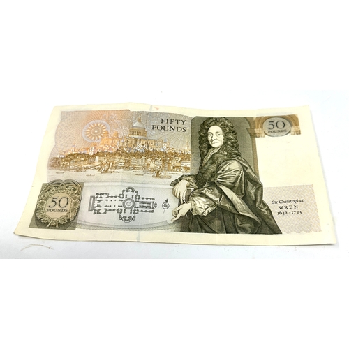 464 - Bank of England SOMERSET £50 Banknote