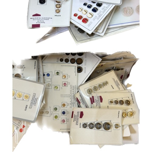 159 - Large selection of assorted vintage and later sample buttons etc