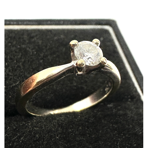 45 - 18ct gold diamond 0.26ct diamond weight 2.9g