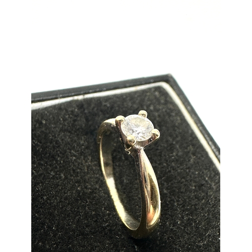 45 - 18ct gold diamond 0.26ct diamond weight 2.9g