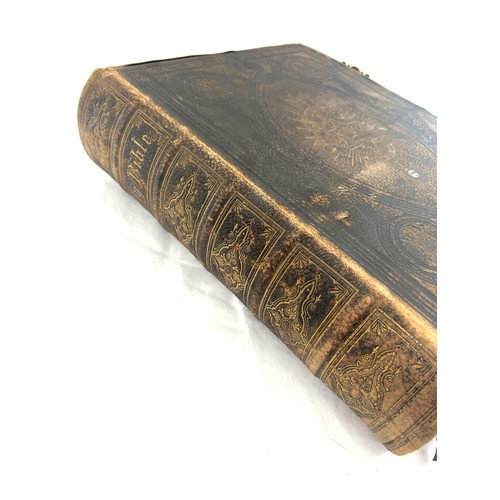 31 - Vintage brass bound family bible