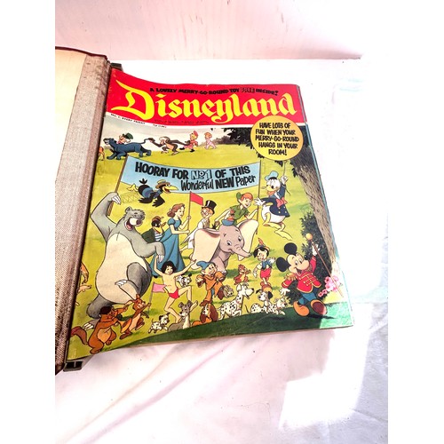 71 - 2 Folders of vintage disneyland magazines