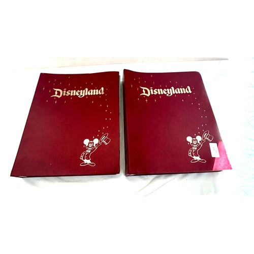 71 - 2 Folders of vintage disneyland magazines