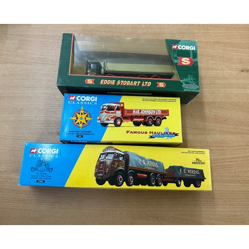 22 - Selection of 3 corgi trucks includes 27601, 14001 etc