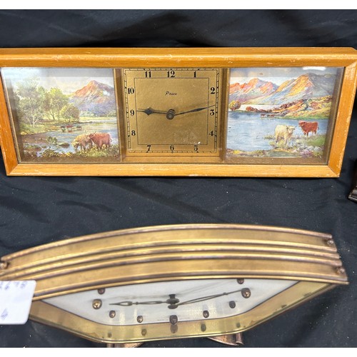 69 - Selection of vintage and later clocks, untested