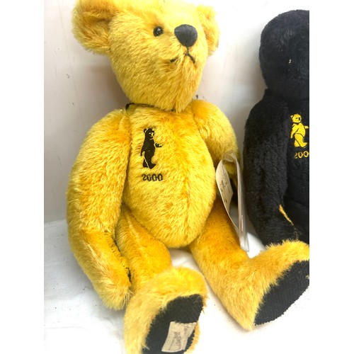 21 - 2 Deans Limited Edition bears with COA- ' Nightfall' no 252/2000 and ' Golden Dawn' no 252/2000 both... 