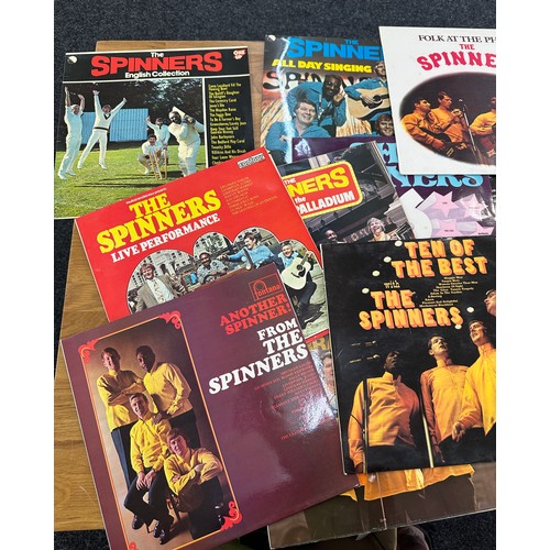 16 - Selection of ' The Spinners' LPs vinyls to include A Family of Man, Singing City etc