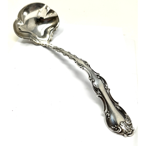 15 - Sterling silver soup ladle