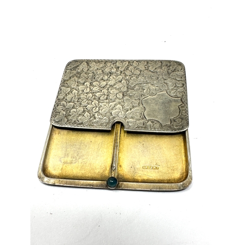 13 - Antique silver stamp holder case