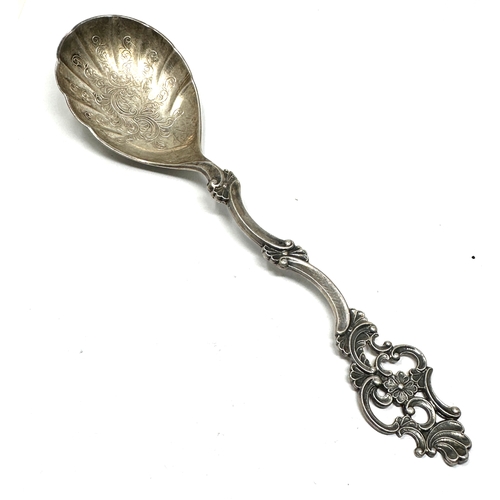 28 - continental silver serving spoon