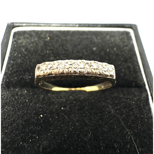 84 - 9ct Gold Diamond  Ring (1.6g)