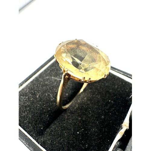 41 - 9ct Gold Citrine Ring (3.8g)