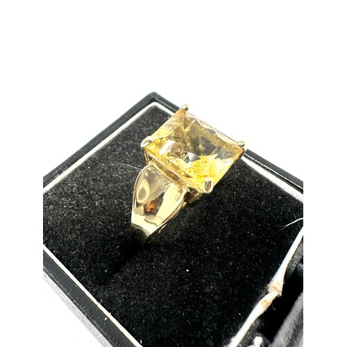 40 - 9ct Gold Citrine  Ring (5.1g)