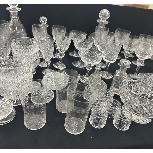 119 - Large selection of antique and later glassware