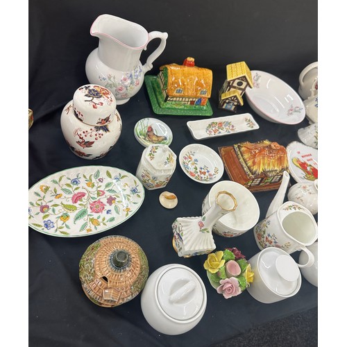 241 - Large selection of miscellaneous includes Denby Aynsley, masons etc