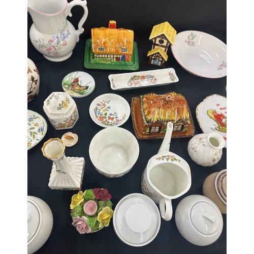 241 - Large selection of miscellaneous includes Denby Aynsley, masons etc