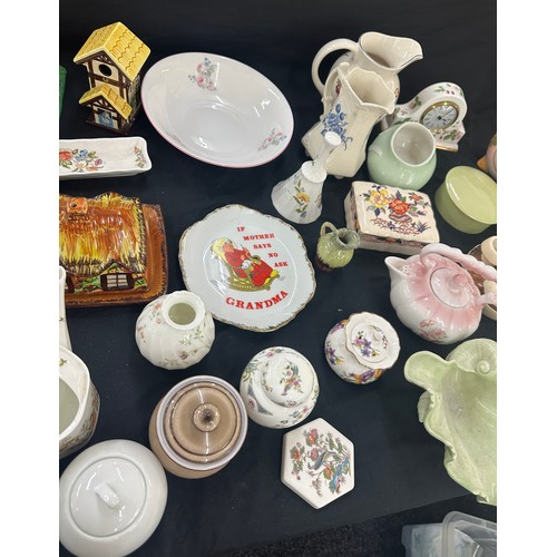 241 - Large selection of miscellaneous includes Denby Aynsley, masons etc