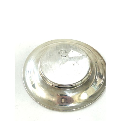 582 - Vintage sterling silver pin dish by Asprey of London Birmingham hallmarks for 1928, approximate weig... 