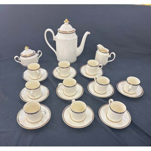 590 - Minton Bone china St James coffee set