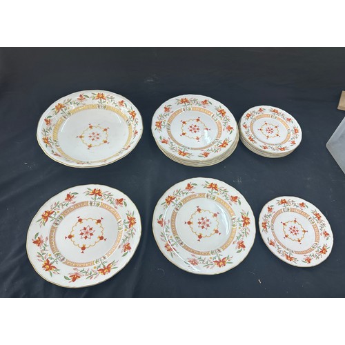 247 - Royal worcester chamberlain prince regent 1811 part set