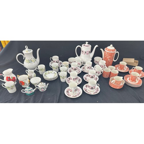 194 - Selection of assorted part tea sets includes Paragon etc