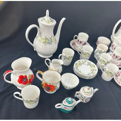 194 - Selection of assorted part tea sets includes Paragon etc