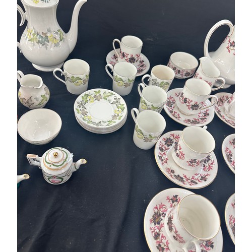 194 - Selection of assorted part tea sets includes Paragon etc