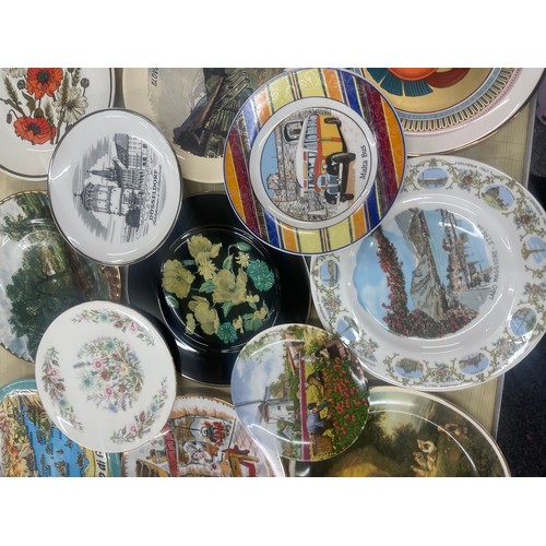 195 - Large selection of assorted collectors plates