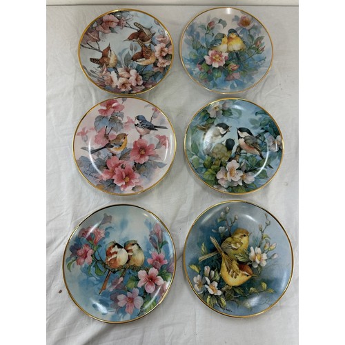 103 - Set of 5 Franklin mint Heirloom collectors plates includes three part harmony, Spring time sonata et... 