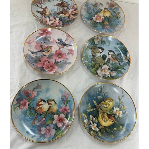 103 - Set of 5 Franklin mint Heirloom collectors plates includes three part harmony, Spring time sonata et... 