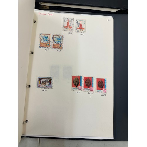 129 - Selection of an assortment of vintage and later stamps to include 8 albums and cover stamps