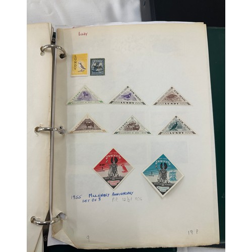 129 - Selection of an assortment of vintage and later stamps to include 8 albums and cover stamps