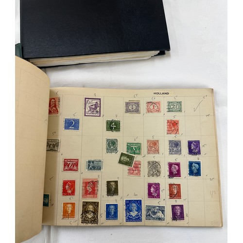 129 - Selection of an assortment of vintage and later stamps to include 8 albums and cover stamps