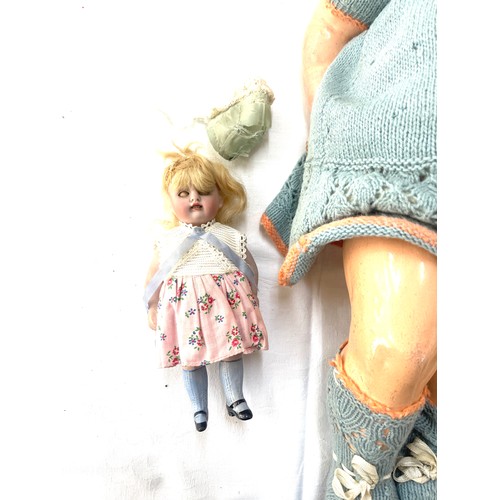 232 - Vintage AM Germany pot doll and 1 other