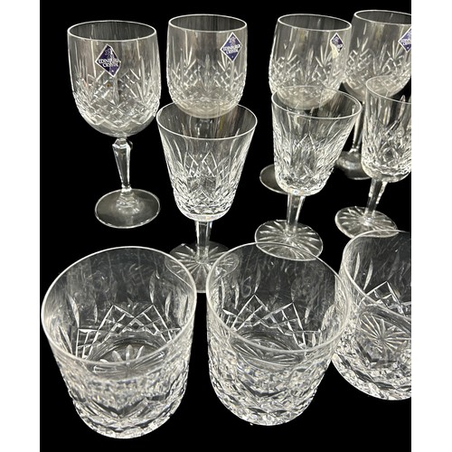 205 - Selection of Edinburgh cut glass to include wine cooler, brandy, wine glasses etc