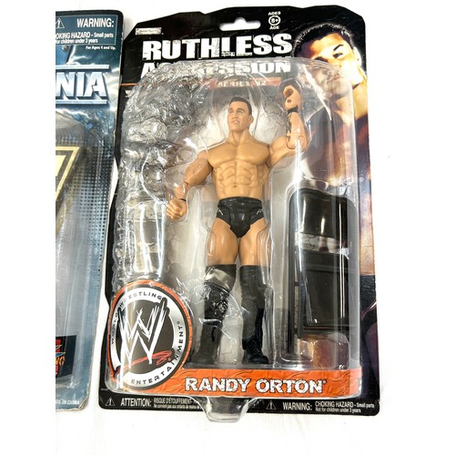 138 - Selection of Wrestling figures unopened in original packaging to include WestleMania 21 Ruthless agg... 