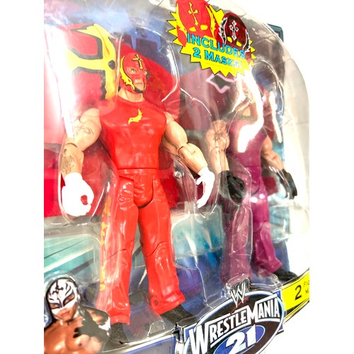 138 - Selection of Wrestling figures unopened in original packaging to include WestleMania 21 Ruthless agg... 