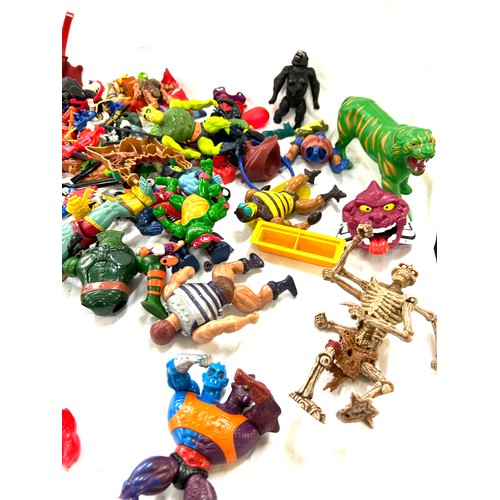 226 - Large selection of childrens toy figures to include Heman, Thunder Cats, TMNT, Ghostbusters etc