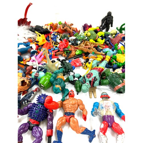 226 - Large selection of childrens toy figures to include Heman, Thunder Cats, TMNT, Ghostbusters etc