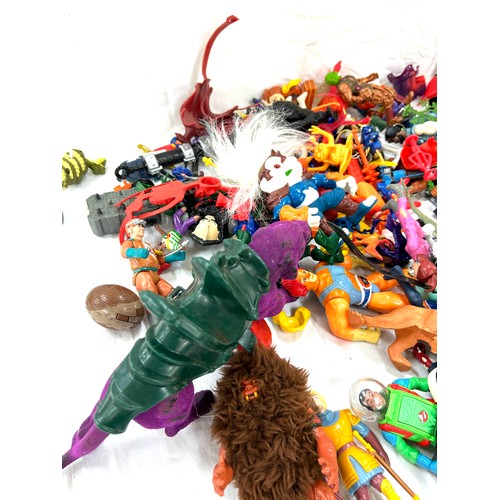 226 - Large selection of childrens toy figures to include Heman, Thunder Cats, TMNT, Ghostbusters etc