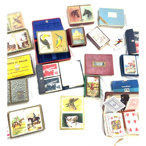 210 - Selection of  assorted vintage and later playing cards