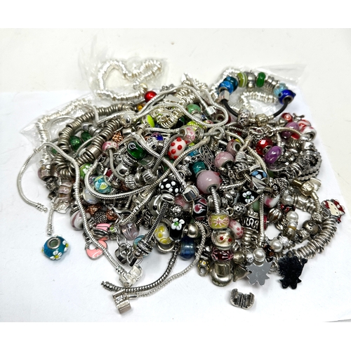 468 - A Collection Of Fashion Charm Bracelets