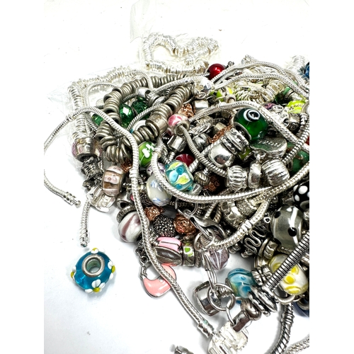 468 - A Collection Of Fashion Charm Bracelets