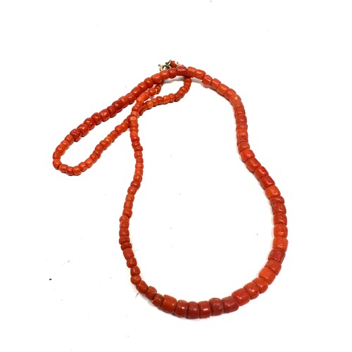 509 - Two Antique Coral  Necklaces