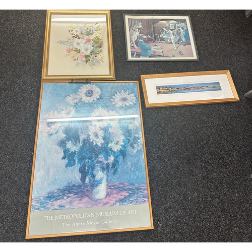 154 - Selection of assorted prints, largest measures approximately 35 inches tall by 25 inches