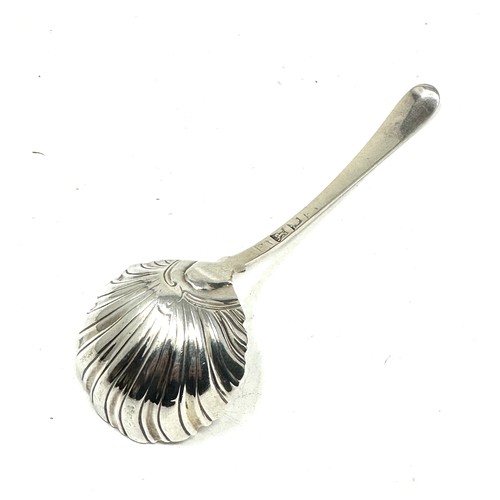 30 - Antique silver ladle spoon