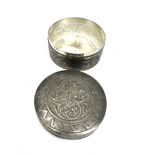 15 - indian silver trinket box