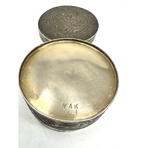 15 - indian silver trinket box