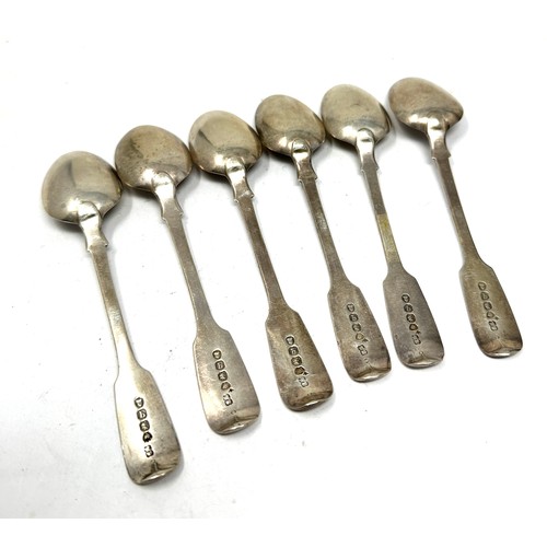 18 - 6 x .925 silver georgian teaspoons